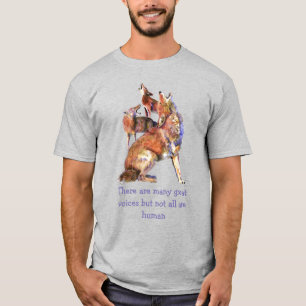 Camiseta Nem todas as citações de coiotes inspiradoras huma