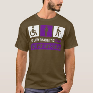 Camiseta Nem Todas As Deficiências São Sensibilização Visív