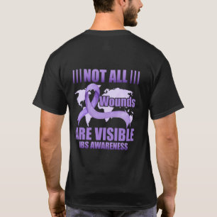 Camiseta Nem todas as feridas são perceptíveis ao IBS