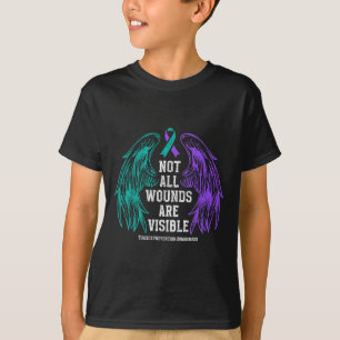Camiseta Nem Todas as Feridas São Visíveis Conscientização