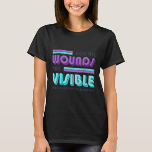 Camiseta Nem Todas as Feridas São Visíveis Dia de Conscient