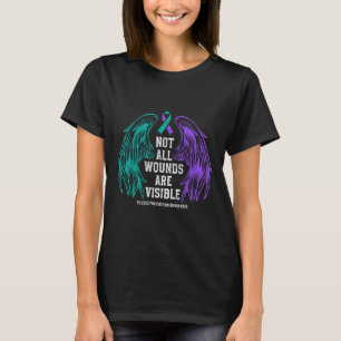 Camiseta Nem Todas as Feridas São Visíveis Dia de Conscient