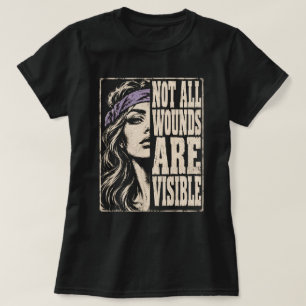 Camiseta Nem Todas as Feridas São Visíveis, Roupas