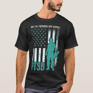 Camiseta Nem Todas As Feridas São Visíveis - Sensibilização