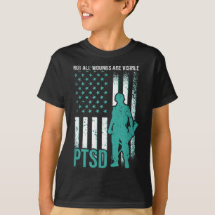 Camiseta Nem Todas As Feridas São Visíveis - Sensibilização