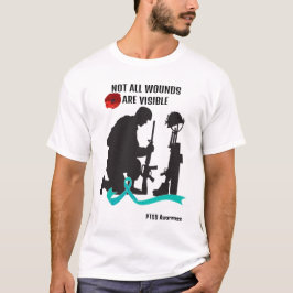 CAMISETA NEM TODAS AS FERIDAS SÃO VISÍVEIS. SENSIBILIZAÇÃO 