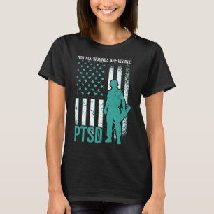 Camiseta Nem Todas As Feridas São Visíveis - Sensibilização