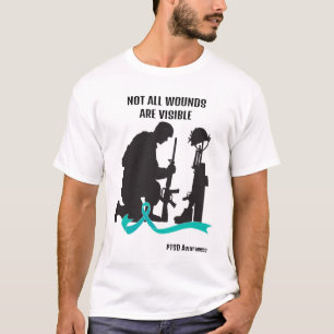 CAMISETA NEM TODAS AS FERIDAS SÃO VISÍVEIS. SENSIBILIZAÇÃO 