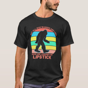 Camiseta Nem Todas As Mulheres Perdidas Quentes Mens Lipsti