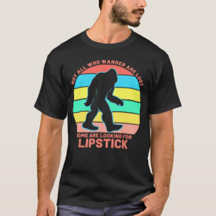 Camiseta Nem Todas As Mulheres Perdidas Quentes Mens Lipsti