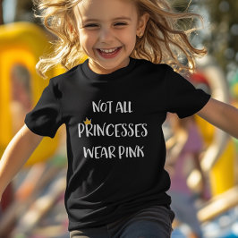 Camiseta Nem todas as princesas Vestem rosa