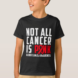 Camiseta Nem todo o câncer é rosa. Conscientização do Cânce