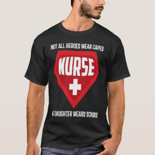 Camiseta Nem Todos Heróis Vestem Capas Minha Filha Veste Es