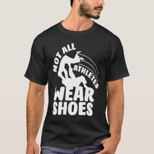 Camiseta Nem todos os atletas Vestem Calçados Scuba Diver