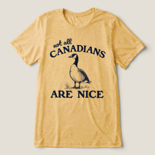 Camiseta Nem Todos os Canadenses São Simpáticos Ganso do Ca