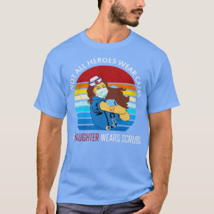 Camiseta Nem todos os heróis vestem capas que minha filha v