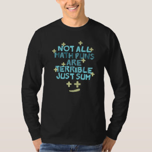 Camiseta Nem Todos os Piadas de Matemática São Terríveis M