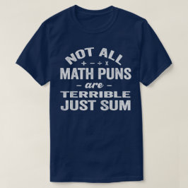Camiseta Nem Todos os Piadas de Matemática São Terríveis, S
