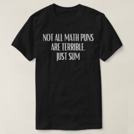 Camiseta Nem Todos Os Piadas De Matemática São Terríveis, S