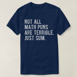 Camiseta Nem Todos Os Piadas De Matemática São Terríveis, S