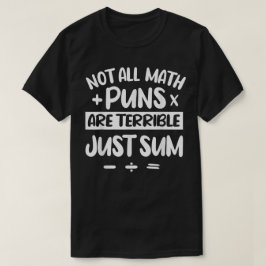 Camiseta Nem Todos os Piadas de Matemática São Terríveis, S