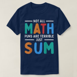 Camiseta Nem Todos os Piadas de Matemática São Terríveis, S