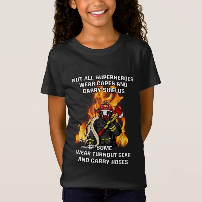 Camiseta Nem todos os super-heróis... (Frente)