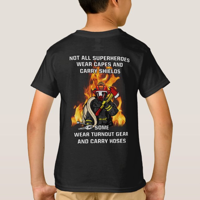Camiseta Nem todos os super-heróis... (Verso)