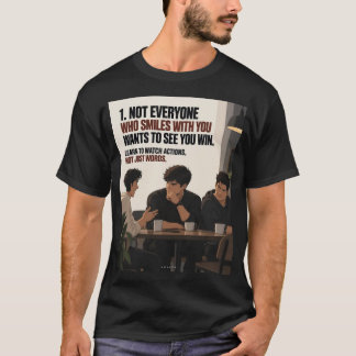 Camiseta Nem Todos que Sorriem Contigo Querem Ver Você Venc