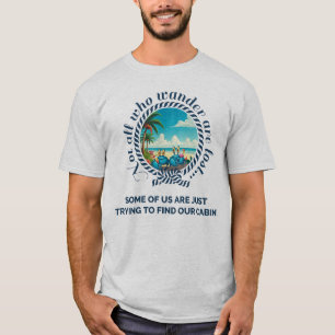 Camiseta Nem Todos Que Vagam...Camiseta Cruzeiro Divertido