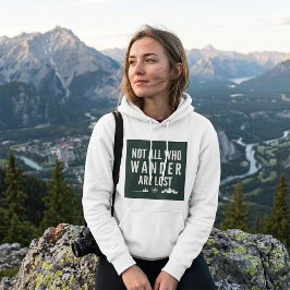 Camiseta Nem Todos Que Vagueiam Estão Perdidos Arte Montanh