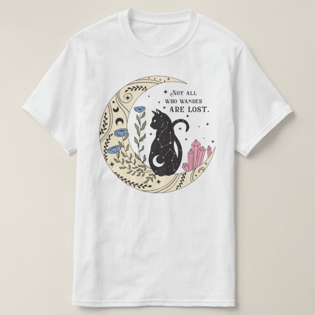 Camiseta Nem Todos Que Vagueiam São Perdidos (Frente do Design)