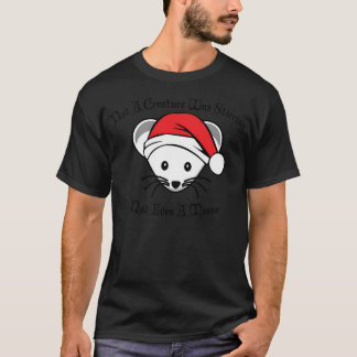 Camiseta Nem Uma Criatura Estava Atirando Nem Um Rato