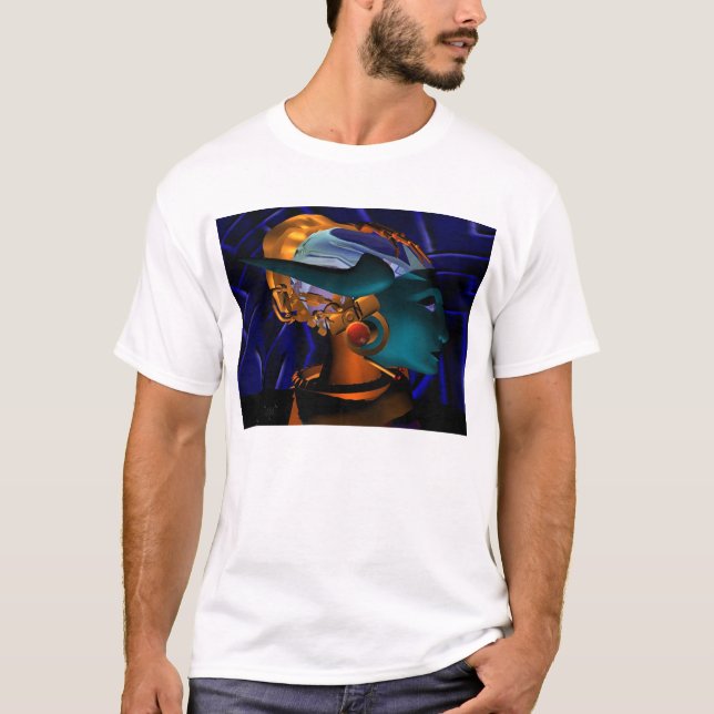 CAMISETA NEMES/RETRATO HYPER DO ANDROID (Frente)