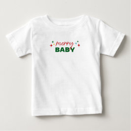 Camiseta Nené Alegre Escrita Colorida Natal