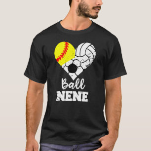 Camiseta Nene Ball Nene Heart Softball Soccer de Voleibol