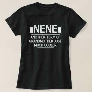 Camiseta Nene Definition Engraçado Avó Dia da Mãe Presente