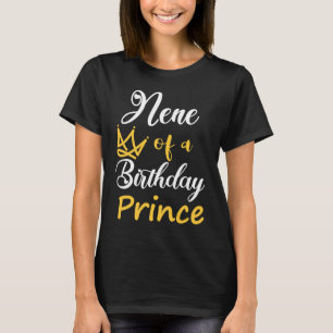 Camiseta Nene Do Aniversário Príncipe Vinculado À Família T