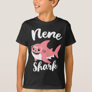 Camiseta Nene Shark Dia de as mães Vovó Engraçado