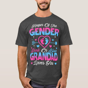 Camiseta Neném Sexo Revelar Chá Rosa Ou Azul Avô Lov