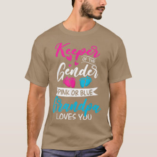 Camiseta Neném Sexo Revelar Chá Rosa Ou Azul Avô Lov