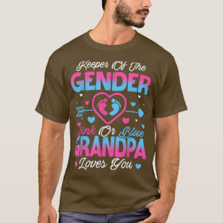Camiseta Neném Sexo Revelar Chá Rosa Ou Azul Avô Lov