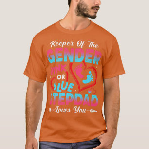 Camiseta Neném Sexo Revele Chá Rosa Ou Azul Stepdad Lov