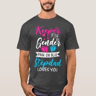 Camiseta Neném Sexo Revele Chá Rosa Ou Azul Stepdad Lov