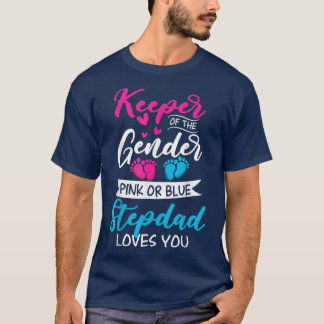 Camiseta Neném Sexo Revele Chá Rosa Ou Azul Stepdad Lov