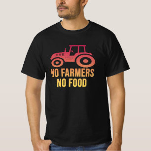 Camiseta Nenhum agricultor Sem Comida