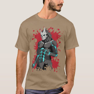 Camiseta Nenhum amigo de design de anime 8
