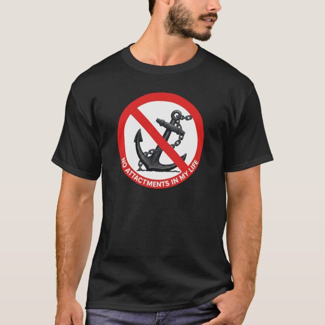 Camiseta Nenhum apego na minha vida (Frente)