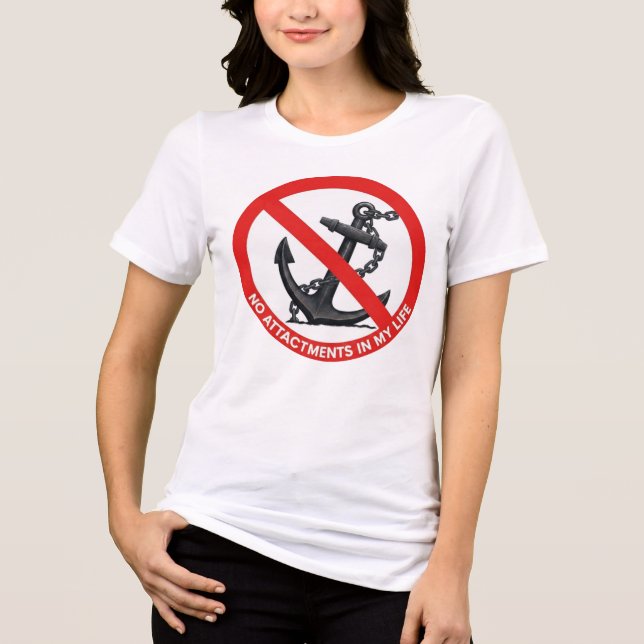 Camiseta Nenhum apego na minha vida (Frente)
