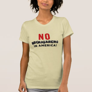 CAMISETA NENHUM BROLIGARCA NOS EUA!